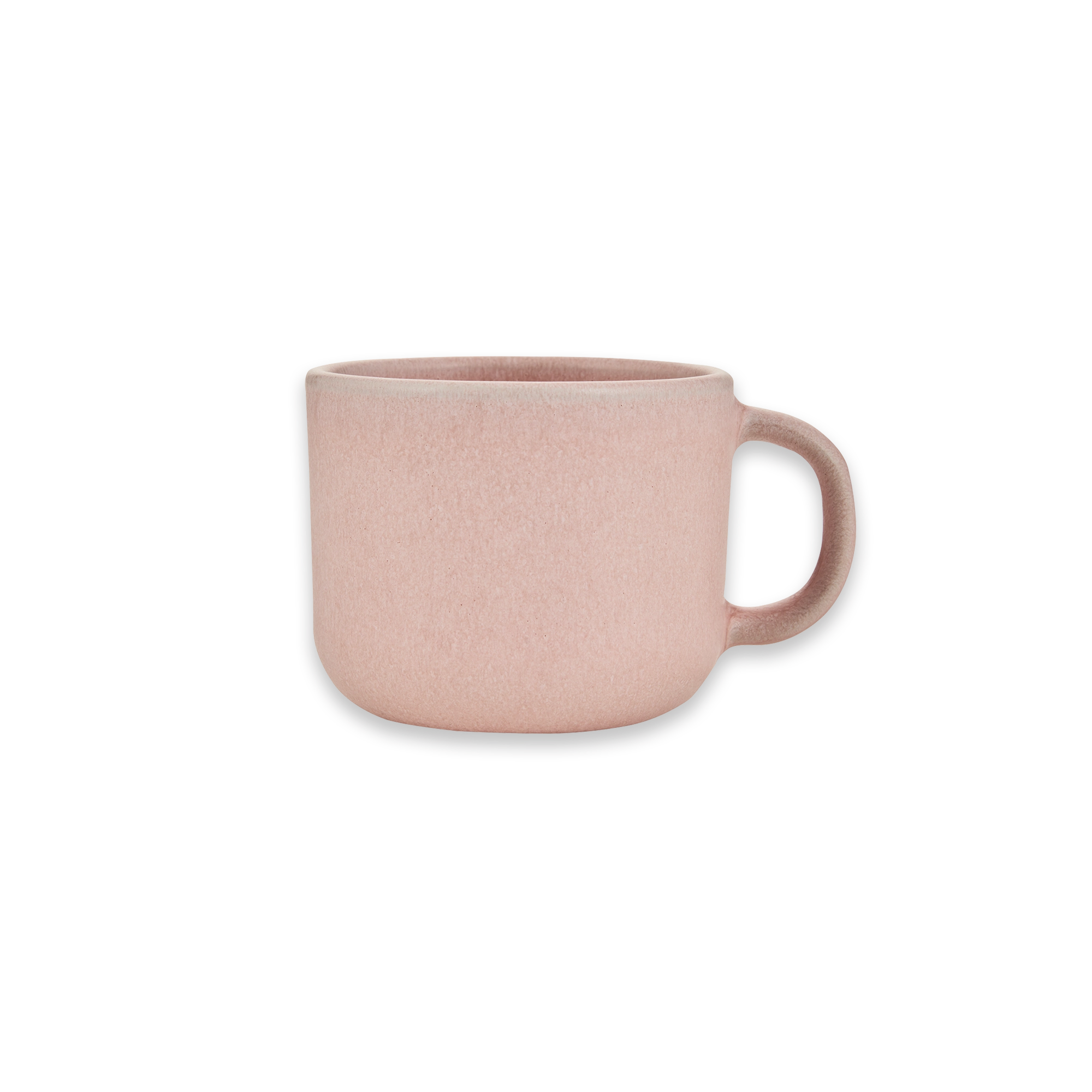 Teetasse handmade Stoneware Cup with Handle Rose
