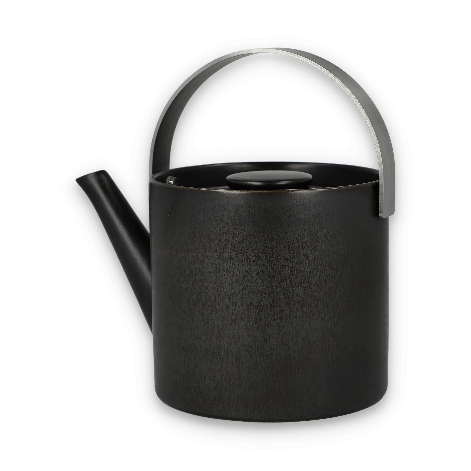 Teekanne mit Sieb Porcelain Teapot graphite