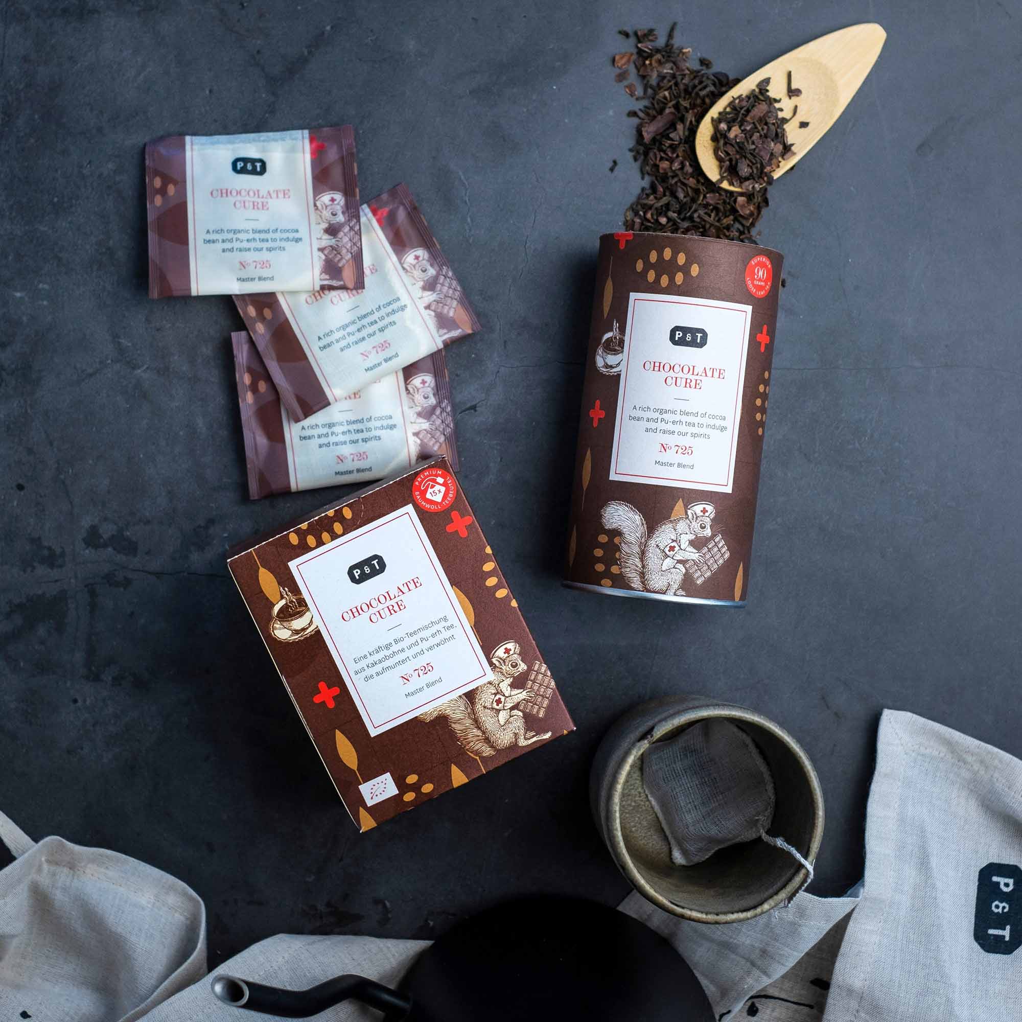 Pu Erh Tee Mischung Chocolate Cure