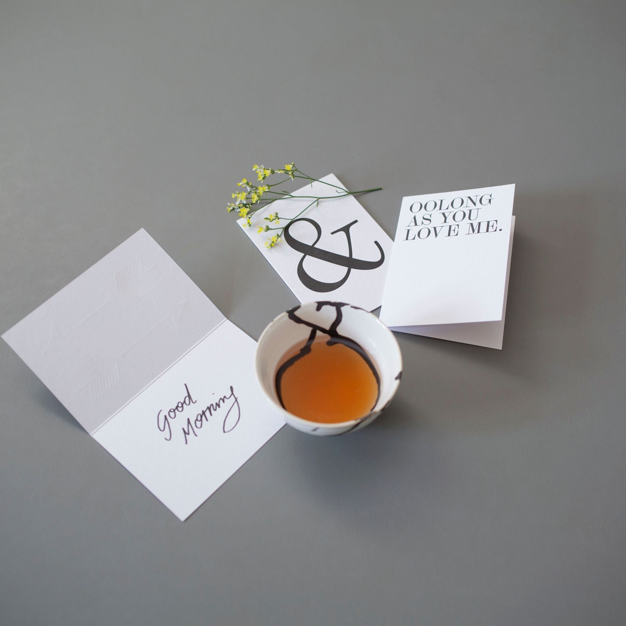 Gruß- & Geburtstagskarte Greeting Cards Origin Typo 8er Set